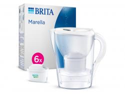BRITA Carafe Filtrante  Marella Blanc incluant 6 cartouches Maxtra Pro 1051474".