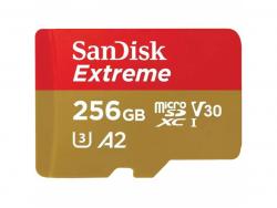 SanDisk Extreme 256GB microSDXC 190MB/130MB Card Only SDSQXAV-256G-GN6MN