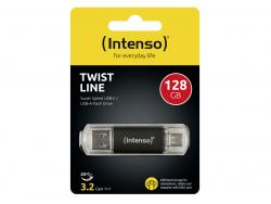 Intenso Twist Line USB Flash 128GB 3.2 Gen USB-C USB-A 3539491