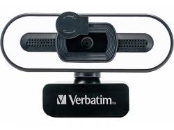 Verbatim Webcam mit Mikro+Licht AWC-02 Full HD 1080p Autof retail 49579