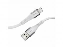 Intenso USB-Kabel A315L1.5m 12W Nylon Weiß 7902102