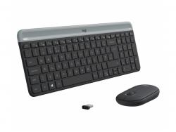 Keyboard & Mouse Logitech Slim Wireless Combo MK470 US QWERTY