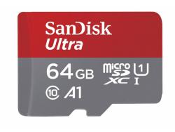 SANDISK 64 GB MicroSDXC Ultra 120MB C10 U1 A1 - SDSQUA4-064G-GN6MN
