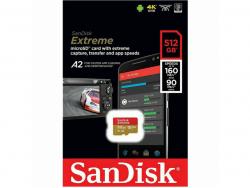 SanDisk 512 GB MicroSDXC Extreme R160/W90 SDSQXA1-512G-GN6MN