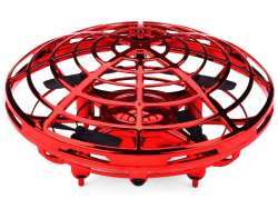 UFO Interactive Aircraft, Mini-Drone ohne Fernbedienung, Infrarot (Rot)