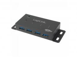 Logilink USB 3.0 HUB, 4-Port, Metall Gehäuse (UA0149)