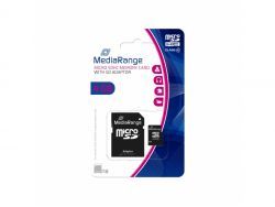 MediaRange MicroSD Card 4GB CL.10 inkl. Adapter MR956
