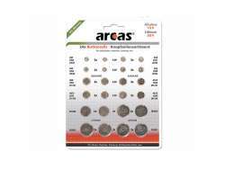 Battery Arcas button cell set AG1 till CR2032 0% Mercury (24 Pcs.)