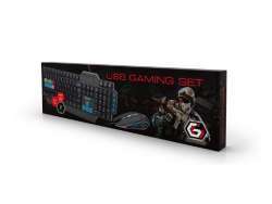 Gembird USB Gaming Tastatur-Maus Set KBS-UMG-01-DE