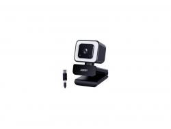 Aukey Stream Series -Ring Light Full HD Webcam -1/3"-CMOS Sensor - PC-LM6